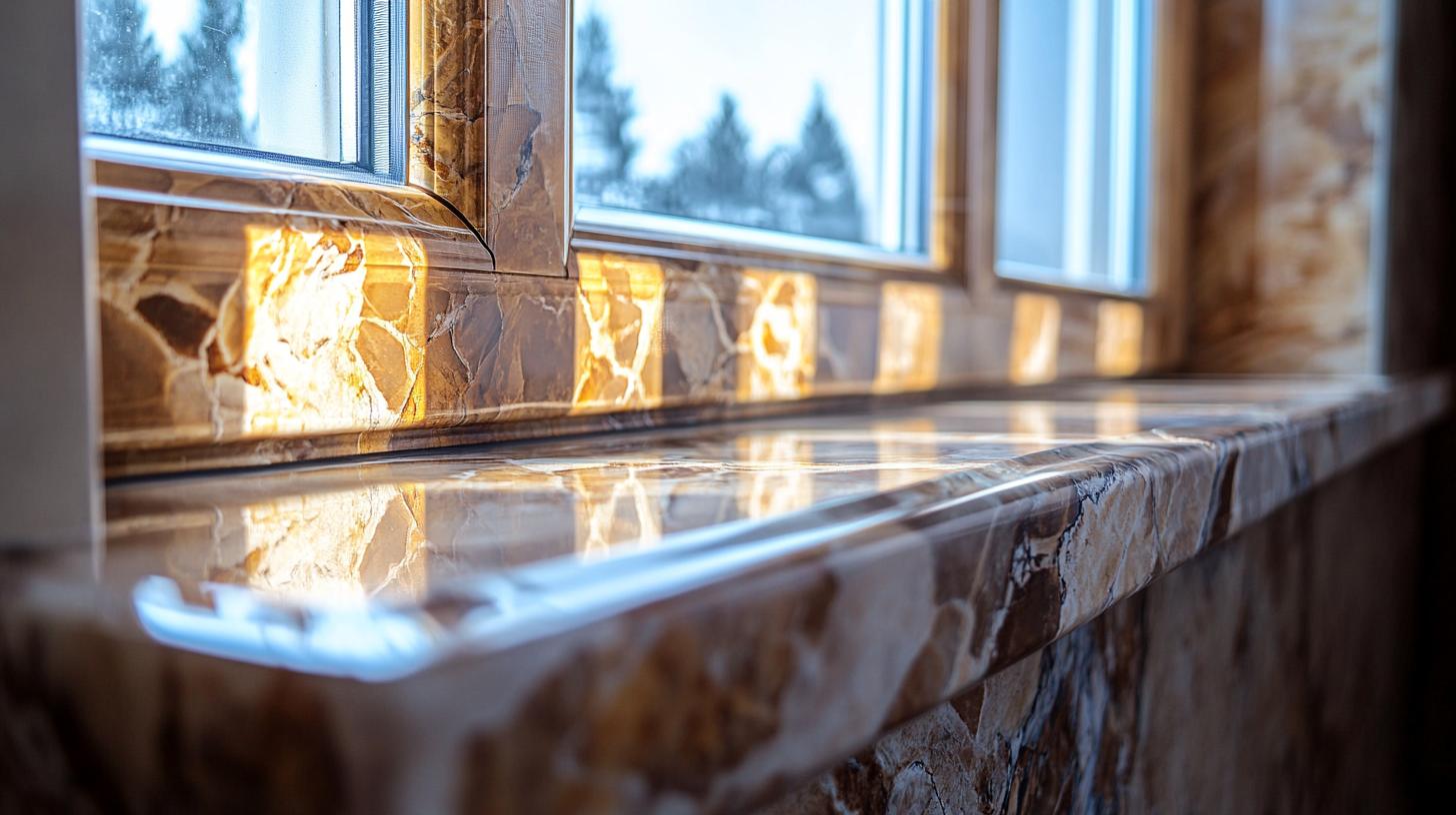 Изготовление подоконников из искусственного камня