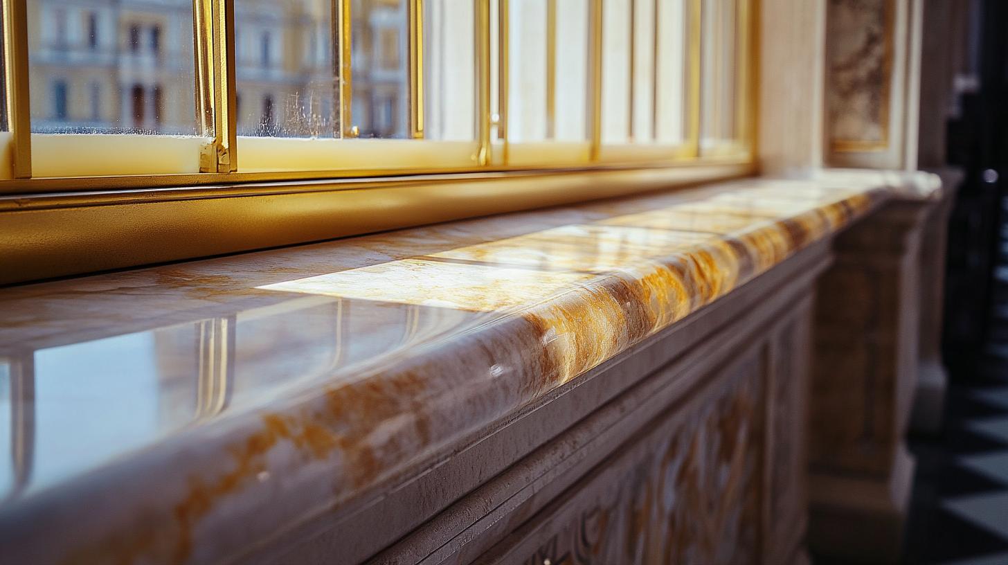 Изготовление подоконников из искусственного камня