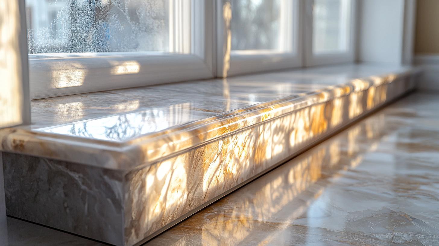 Изготовление подоконников из искусственного камня