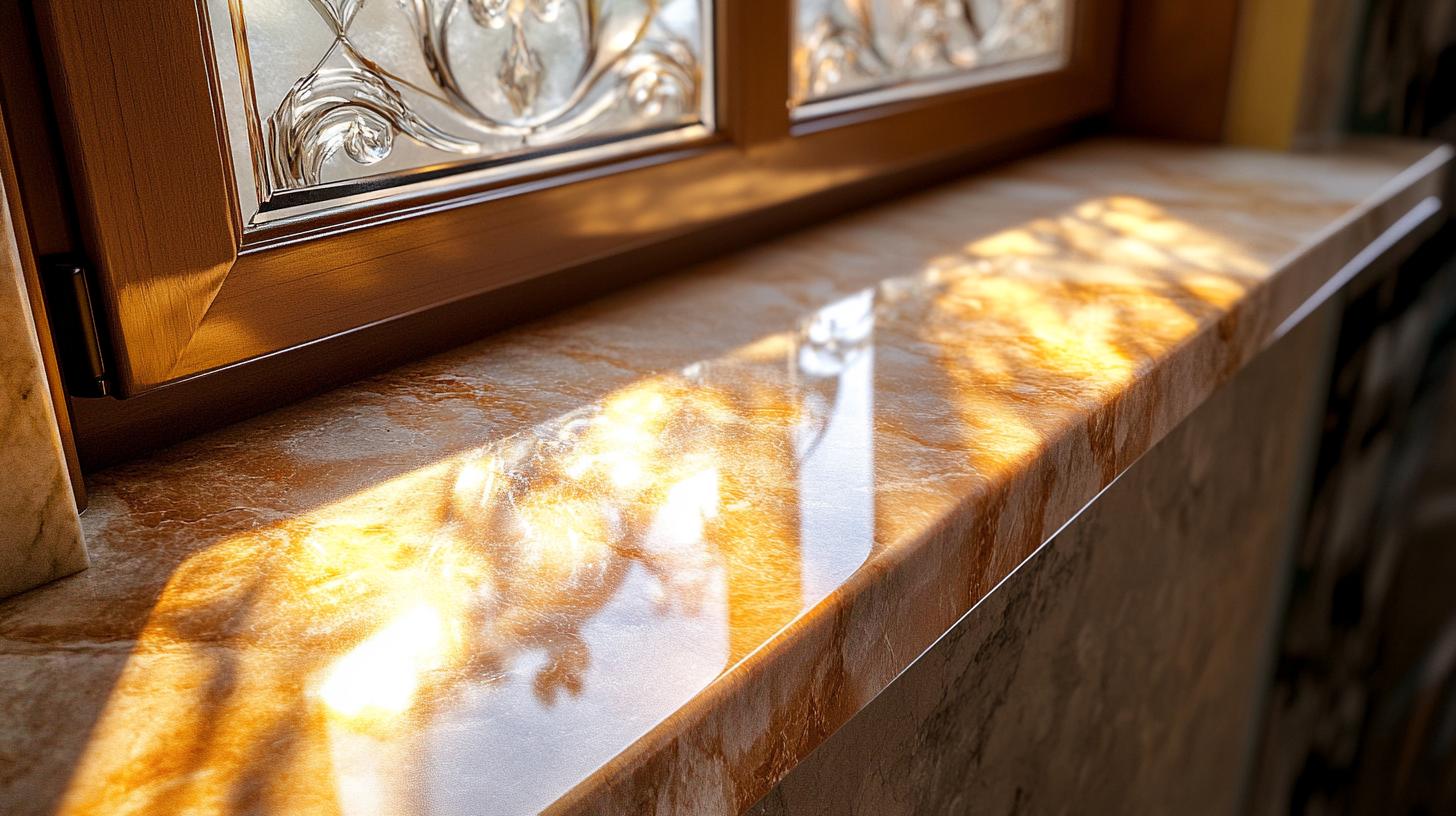 Изготовление подоконников из искусственного камня